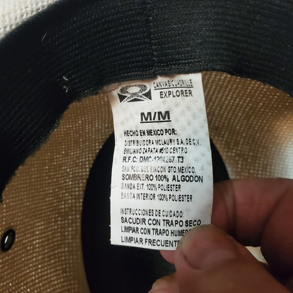 TOMBSTONE Explorer Cowboy Hat Size Medium Straw At The Head Of The World! - Picture 7 of 7